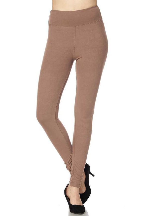 Basic Solid Leggings - 3 Inch Band