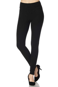 Basic Solid Leggings - 3 Inch Band