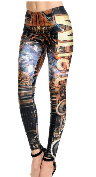 Music Steampunk Leggings