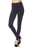 Basic Solid Leggings - 3 Inch Band