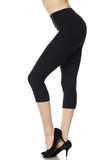 Buttery Soft High Waist Plus Size Capri's