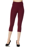 Buttery Soft High Waist Plus Size Capri's